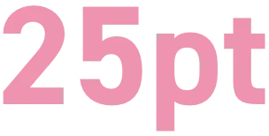 25pt
